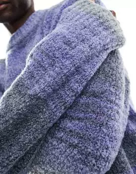 Свитер синего цвета из смесовой шерсти Weekday Daniel