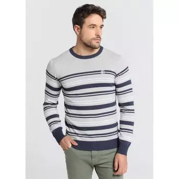 Свитер Six Valves Round Neck, синий