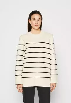 Свитер SLFLIVA LONG O NECK Selected Femme, береза черный