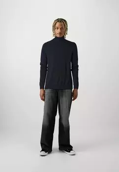 Свитер Slhberg B Noos Selected, темно-синий