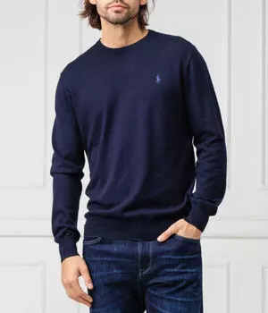 Свитер Slim fit Polo Ralph Lauren, синий