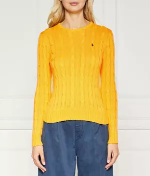 Свитер Slim fit Polo Ralph Lauren, желтый