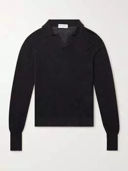 Свитер Slim-Fit TENCEL из лиоцелла и кашемира OFFICINE GNRALE, черный