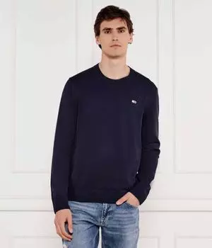 Свитер Slim fit Tommy Jeans, синий