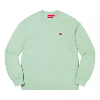 Свитер small box crewneck 'green' Supreme, зеленый