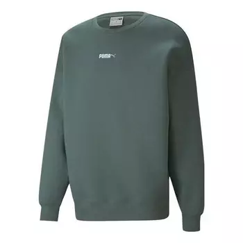 Свитер small logo crew neck sweatshirt ' green' Puma, зеленый