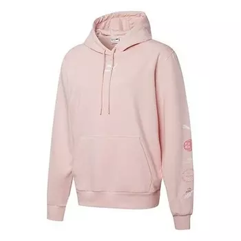 Свитер small logo hoodie 'light pink' Puma, розовый
