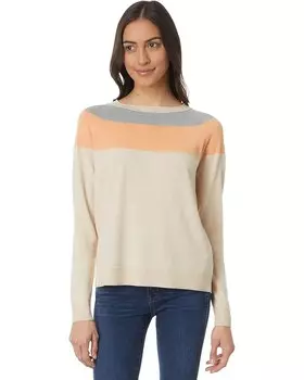 Свитер Smartwool Edgewood Colorblock Crew Sweater, цвет Almond Donegal