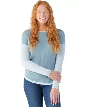 Свитер Smartwool Shadow Pine Color-Block, цвет Lead Heather