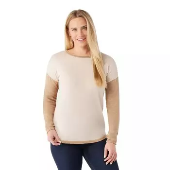 Свитер Smartwool Shadow Pine Colorblock, бежевый