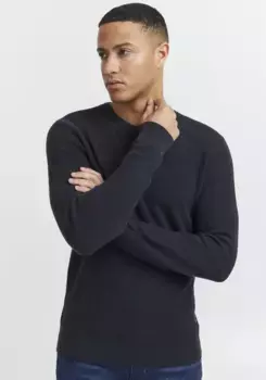 Свитер смесовой вязки "BL Pullover BHCodford Crew" Blend, черный