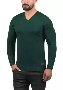 Свитер смесовой вязки "BLEND BHLasse", зеленый