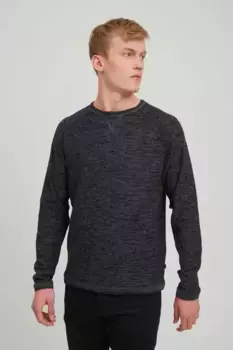 Свитер смесовой вязки "BLEND BHPullover", черный