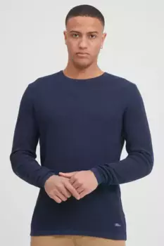 Свитер смесовой вязки "BLEND BHPullover", цвет Dress Blues