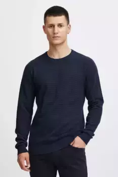 Свитер смесовой вязки "BLEND BHZap", цвет Dress Blues