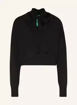 Свитер снанный Somethingnew, черный