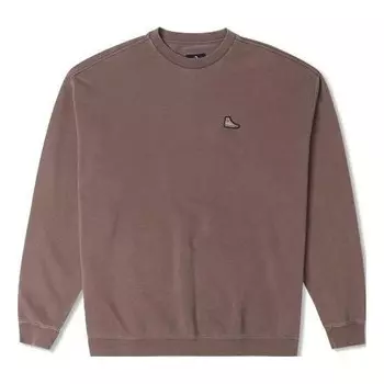 Свитер sneakers patch loose fit sweatshirt 'squirrel friend' Converse, коричневый