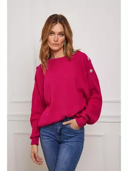 Свитер So Cachemire Burny, фуксия