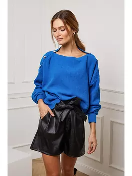 Свитер So Cachemire Burny, синий