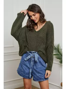 Свитер So Cachemire Fawaris, хаки