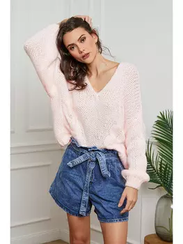 Свитер So Cachemire Fawaris, розовый