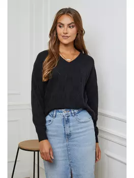 Свитер Soft Cashmere, черный