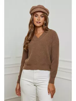 Свитер Soft Cashmere, коричневый