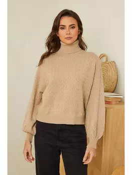 Свитер Soft Cashmere Rollkragen, кэмел