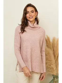 Свитер Soft Cashmere Rollkragen, розовый