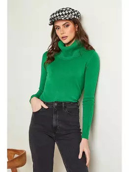 Свитер Soft Cashmere Rollkragen, зеленый