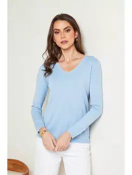 Свитер Soft Cashmere, светло-синий