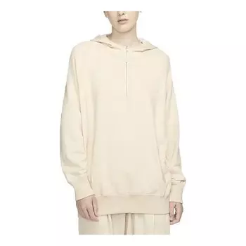 Свитер solid color knit hoodie yellow Nike, желтый
