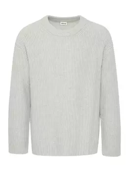Свитер !Solid NOHI, светло-серый