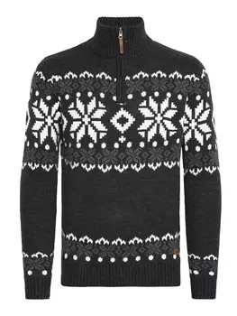 Свитер !Solid Norwin, антрацит