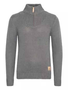 Свитер !Solid Petro, серый