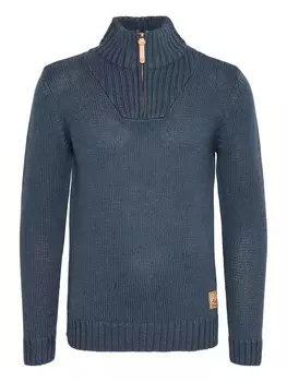 Свитер !Solid Petro, темно-синий