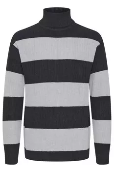 Свитер !Solid Sdserge, светло-серый/темно-серый