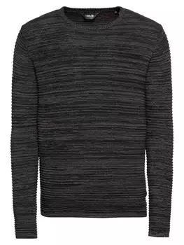 Свитер !Solid STRUAN, антрацит