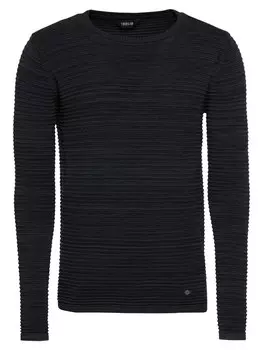 Свитер !Solid STRUAN, темно-синий