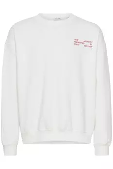 Свитер !Solid Sweatshirt Edyn, белый