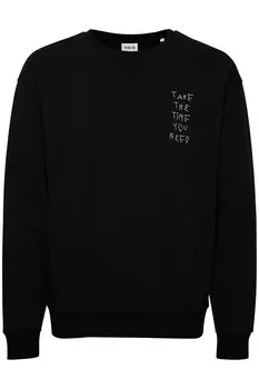 Свитер !Solid Sweatshirt Halvard, черный