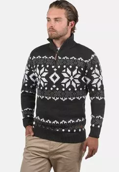 Свитер Solid, темно-серый