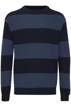 Свитер !Solid, темно-синий