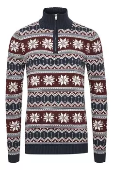 Свитер !Solid Winoldo, темно-синий