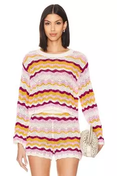 Свитер "Солнечные лучи" X revolve Lspace, peony, tamarind & berry multi