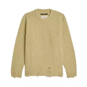 Свитер Song For The Mute Song for the Mute Boucl Oversized 'Sage', зеленый