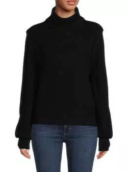 Свитер Sonia Rykiel ребристый вязаный в полоску, черный