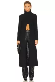 Свитер SOVERE Souvenir Knit Maxi, черный