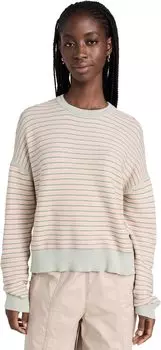Свитер Spiritual Gangster Cotton Easy Crew Sweater, цвет Yucatan Stripe