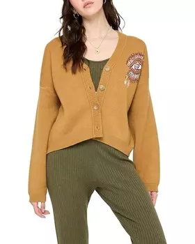 Свитер Spiritual Gangster Golden Hour Delaney Cardigan, цвет Hazel